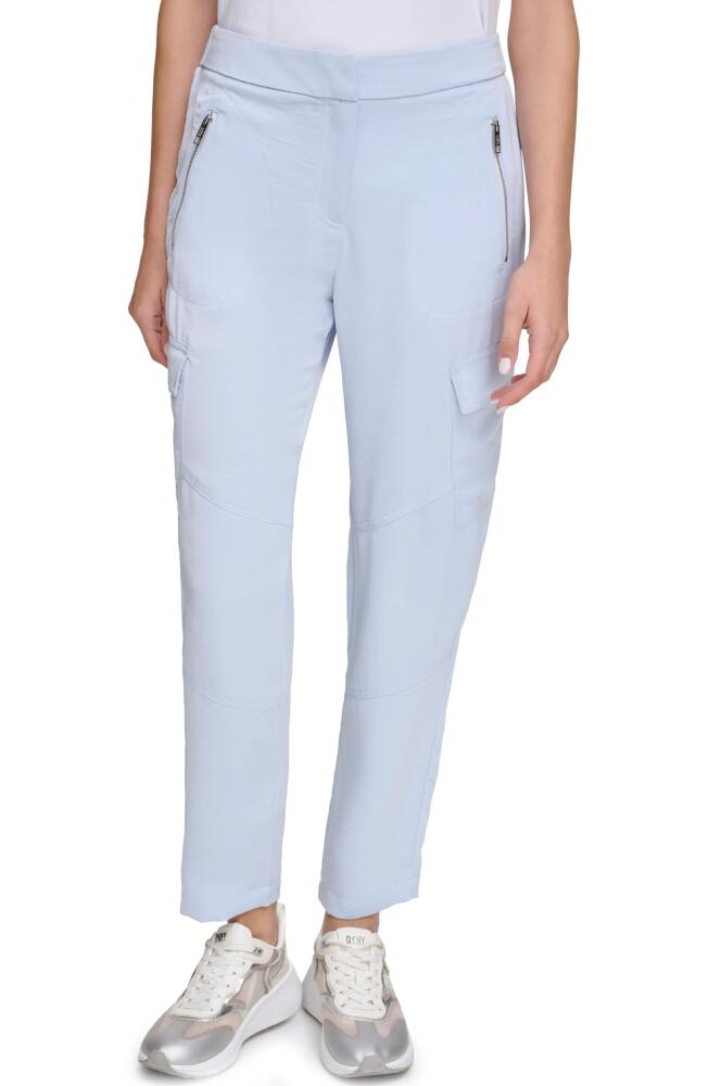 DKNY Cargo Ankle Pants in Frost Blue Cover