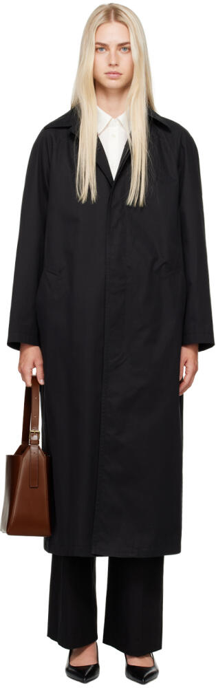 A.P.C. Black Gaia Trench Coat Cover