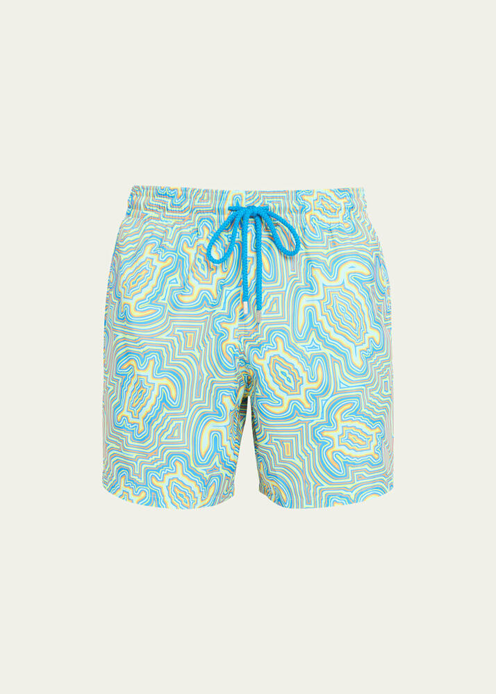 Vilebrequin Men's Tortues Hypnotiques Swim Trunks Cover