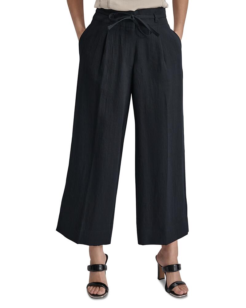 Dkny Wide Leg Belted Pants Cover