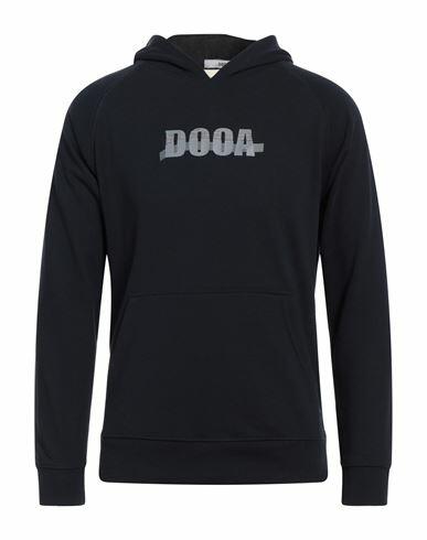 Dooa Man Sweatshirt Midnight blue Cotton, Polyester Cover