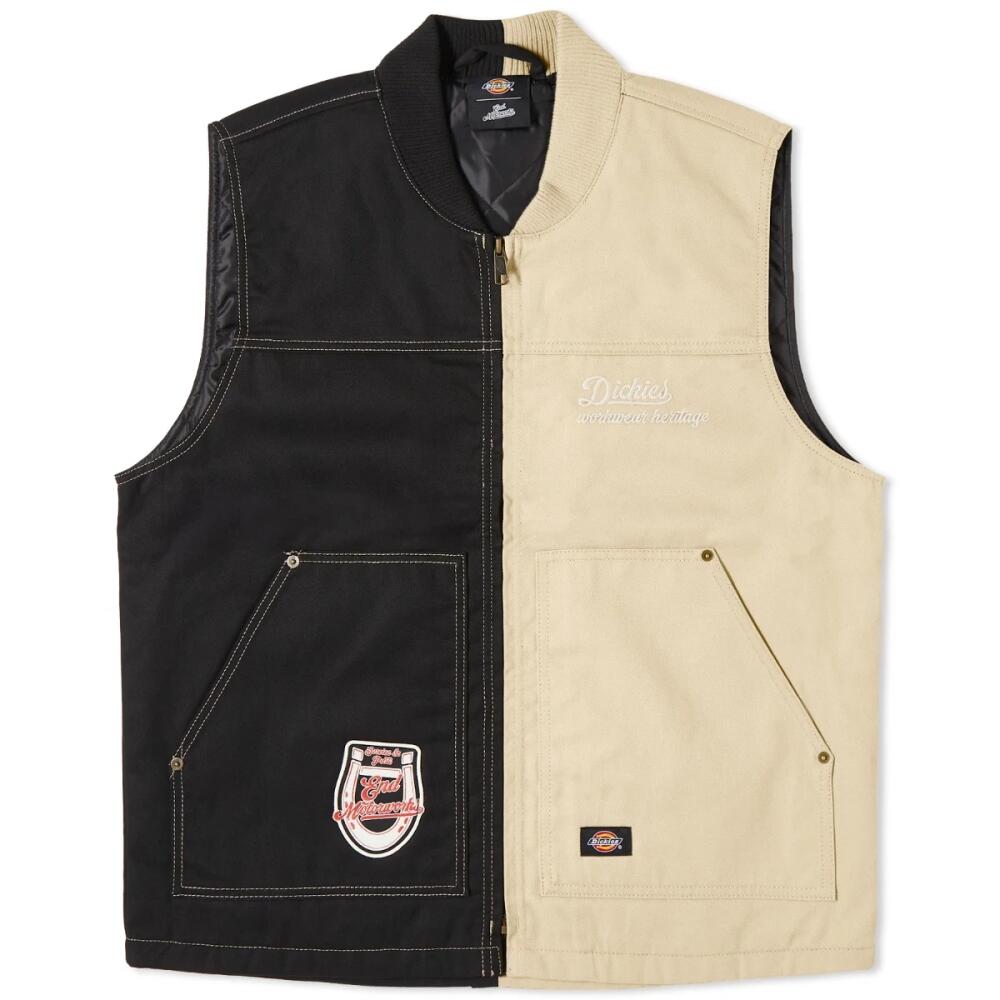 Dickies Men's END. x Dickies Men's 'Motorworks' Vest in Black Cover