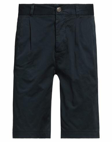 One Seven Two Man Shorts & Bermuda Shorts Midnight blue Cotton, Elastane Cover