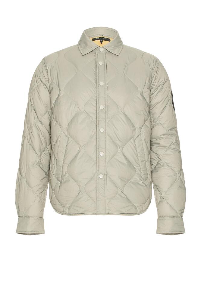 Rag & Bone Padded Dane Shirt Jacket in Grey Cover