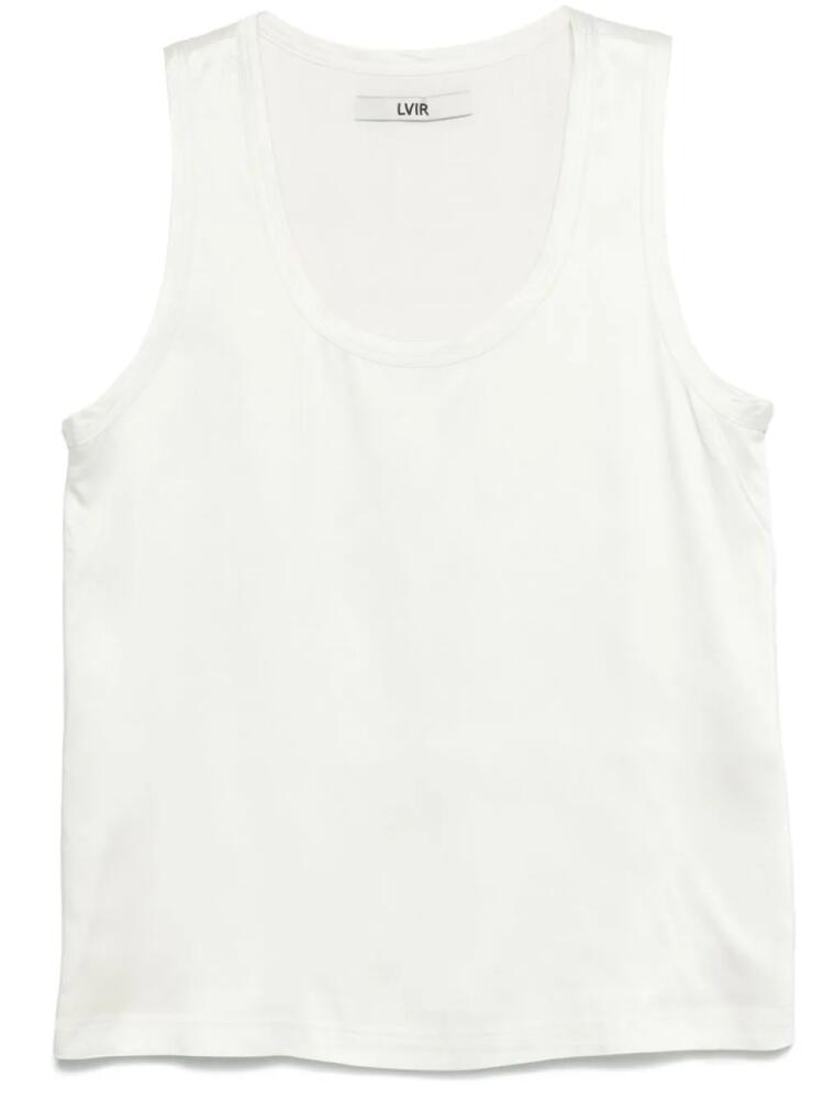 LVIR satin top - White Cover