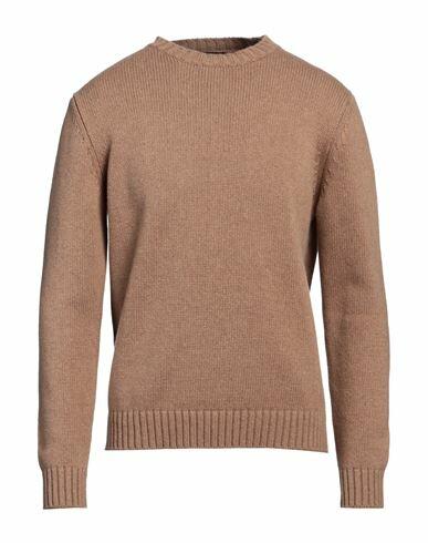 Aragona Man Sweater Camel Cashmere Cover