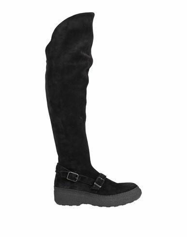 Pantanetti Woman Boot Black Leather Cover