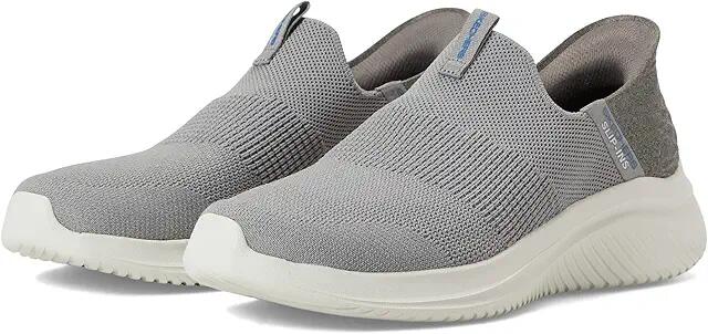 SKECHERS Ultra Flex 3.0 Smooth Step Hands Free Slip-Ins (Gray) Men's Shoes Cover