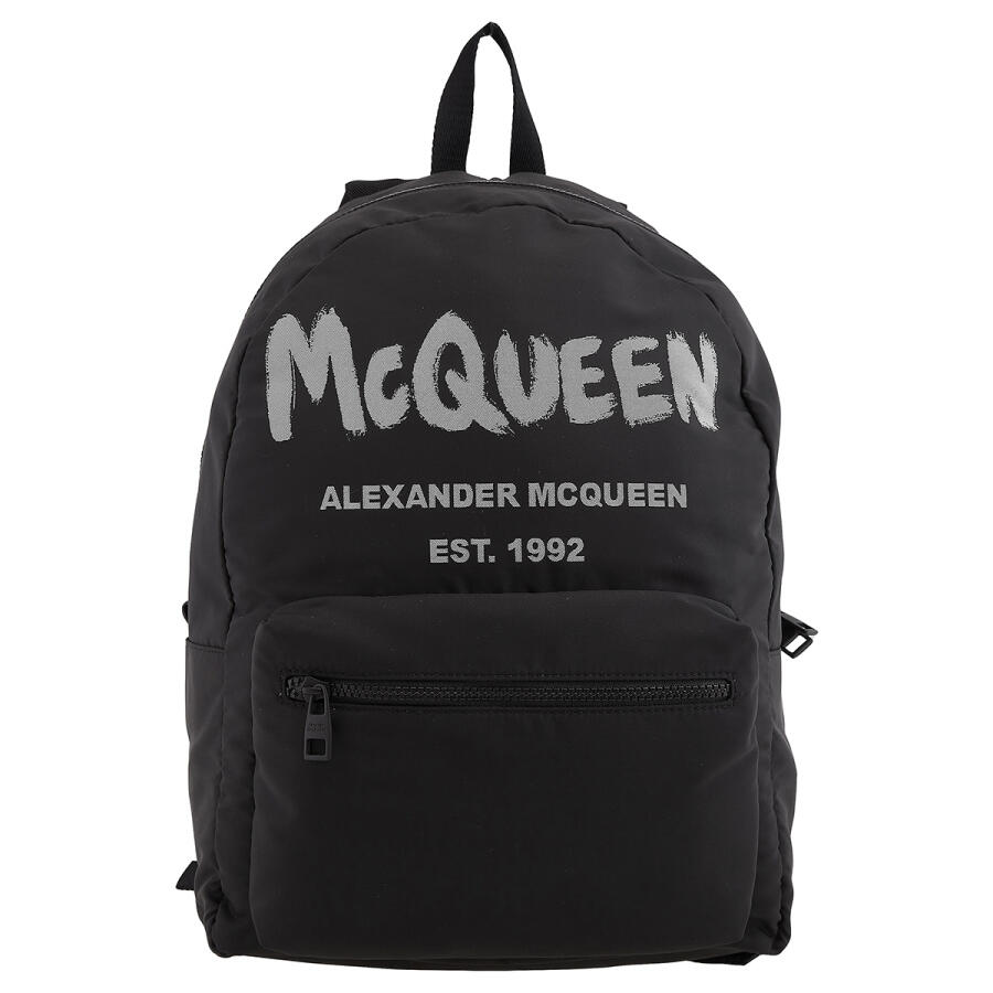 Alexander Mcqueen Graffiti Logo-Print Backpack Cover