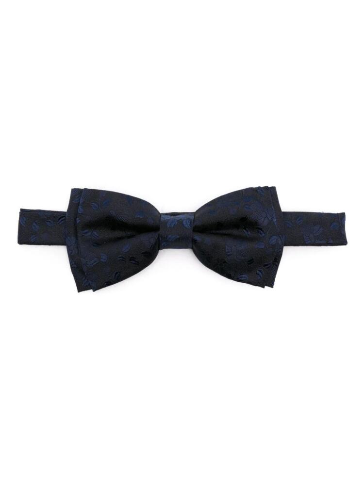 Paul Smith floral-jacquard silk bow tie - Blue Cover