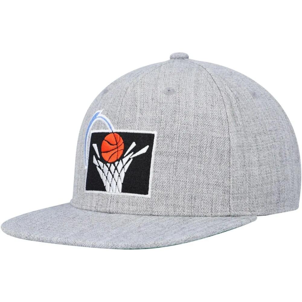 Men's Mitchell & Ness Heather Gray Cleveland Cavaliers Hardwood Classics 2.0 Snapback Hat Cover