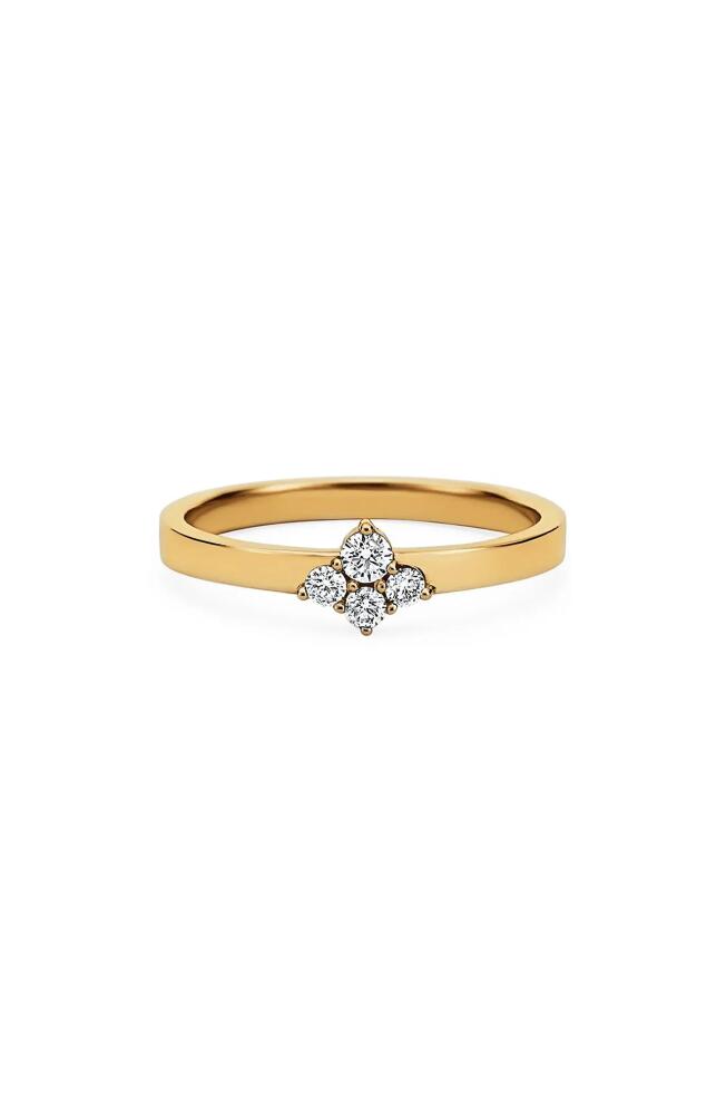 Sara Weinstock Dujour 4-Diamond Cluster Band Ring in Yellow Gold Cover