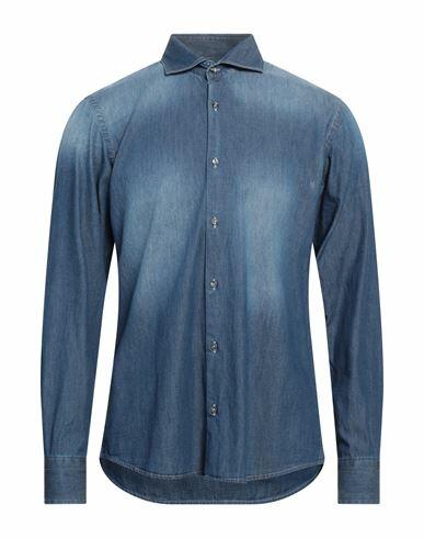 Primo Emporio Man Denim shirt Blue Cotton Cover