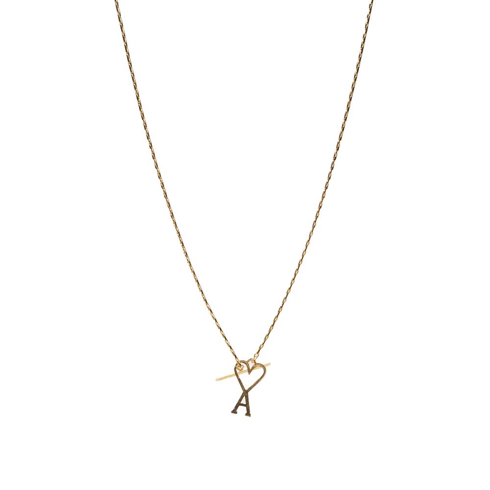 AMI Paris Men's AMI ADC Chain Necklace in Gold Cover