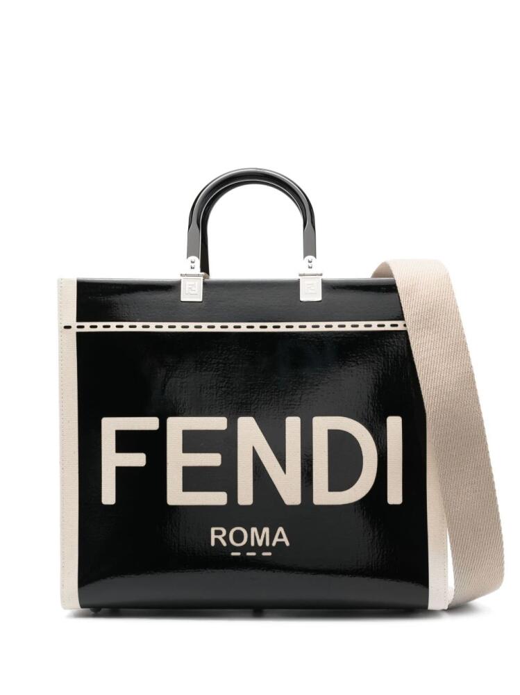 FENDI Sunshine medium tote bag - Black Cover