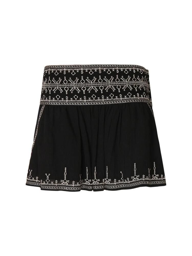 MARANT ETOILE Picadilia Cotton Mini Skirt Cover