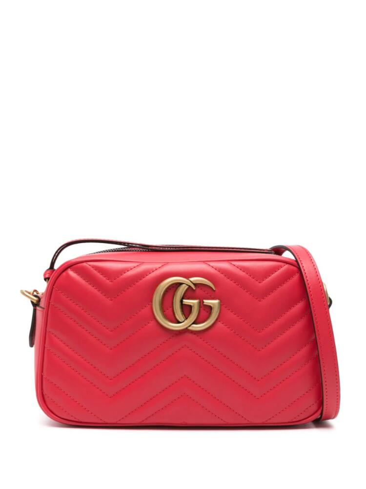 Gucci small GG Marmont shoulder bag - Red Cover