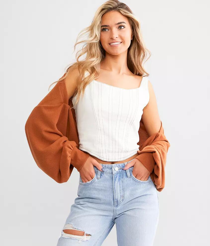 Illa Illa Cropped Bolero Cardigan Sweater Cover