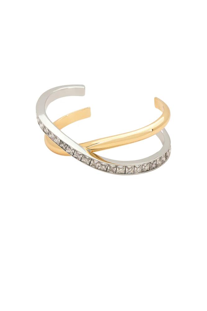 Demarson Amani Cuff Bracelet in Metallic Gold Cover