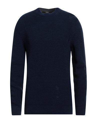 Takeshy Kurosawa Man Sweater Navy blue Wool, Acrylic Cover