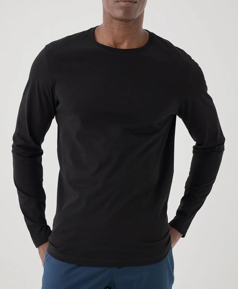 Pact Organic Softspun Long Sleeve Tee in Black Cover