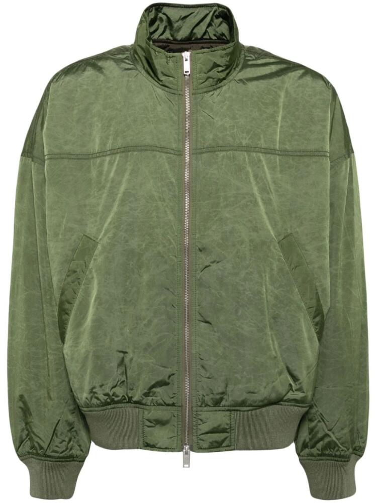 FIVE CM panelled jacket - Green Cover