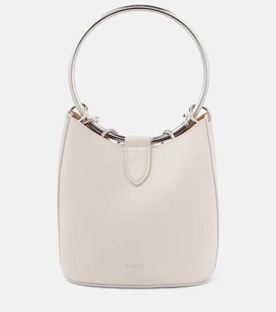 Alaïa Ring Medium leather bucket bag Cover