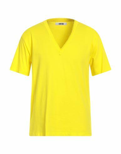 Grifoni Man T-shirt Yellow Cotton Cover