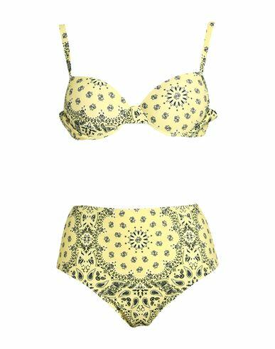 Smmr Woman Bikini Yellow Polyamide, Elastane Cover