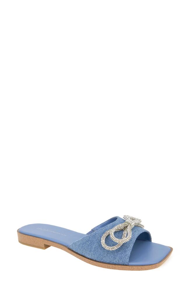 bcbg Laffi Slide Sandal in Denim Cover