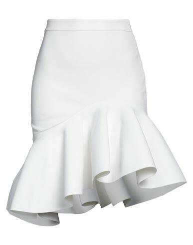 Alexander Mcqueen Woman Mini skirt Ivory Viscose, Polyamide, Polyester, Elastane Cover