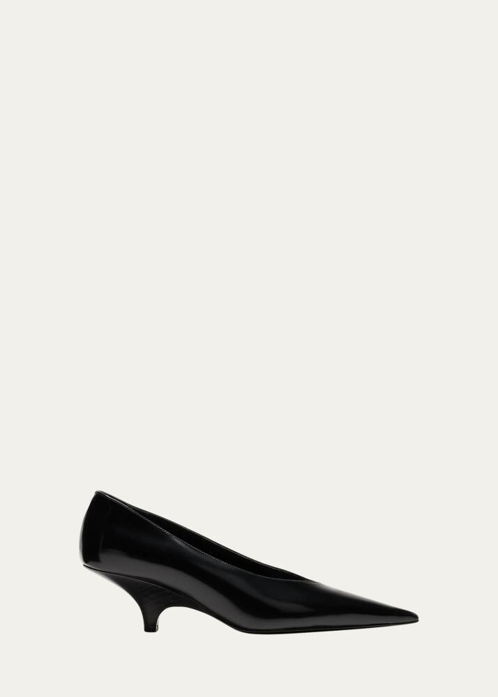 Toteme Sleek Leather Wedge Pumps Cover