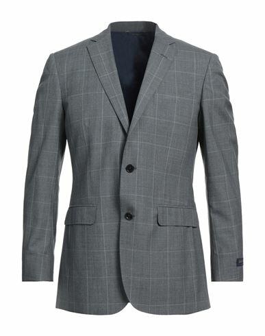 Brooks Brothers Man Blazer Grey Wool Cover