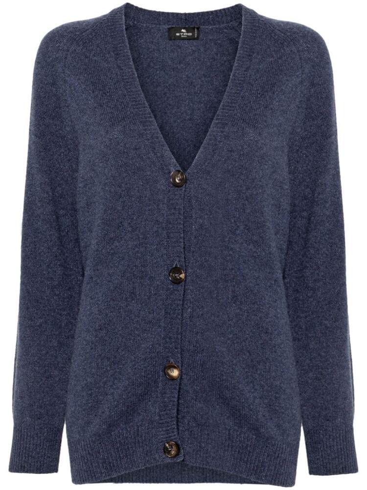 ETRO cashmere cardigan - Blue Cover