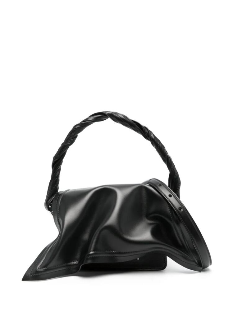 Y/Project moldable leather mini bag - Black Cover