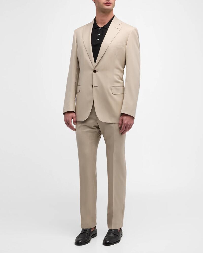 Brioni Men's Twill Wool Suit Cover