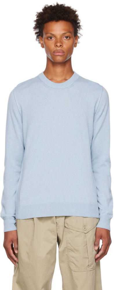 Maison Margiela Blue Knit Sweater Cover