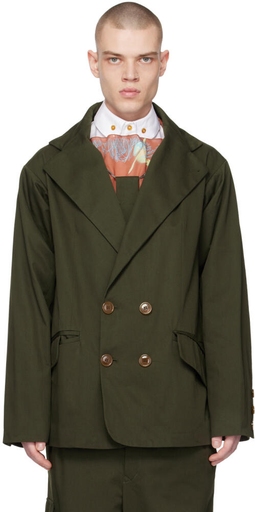 Vivienne Westwood Khaki Wittgenstein Blazer Cover