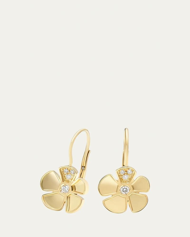 L. Klein 18k Gold Alessia Diamond Drop Earrings Cover