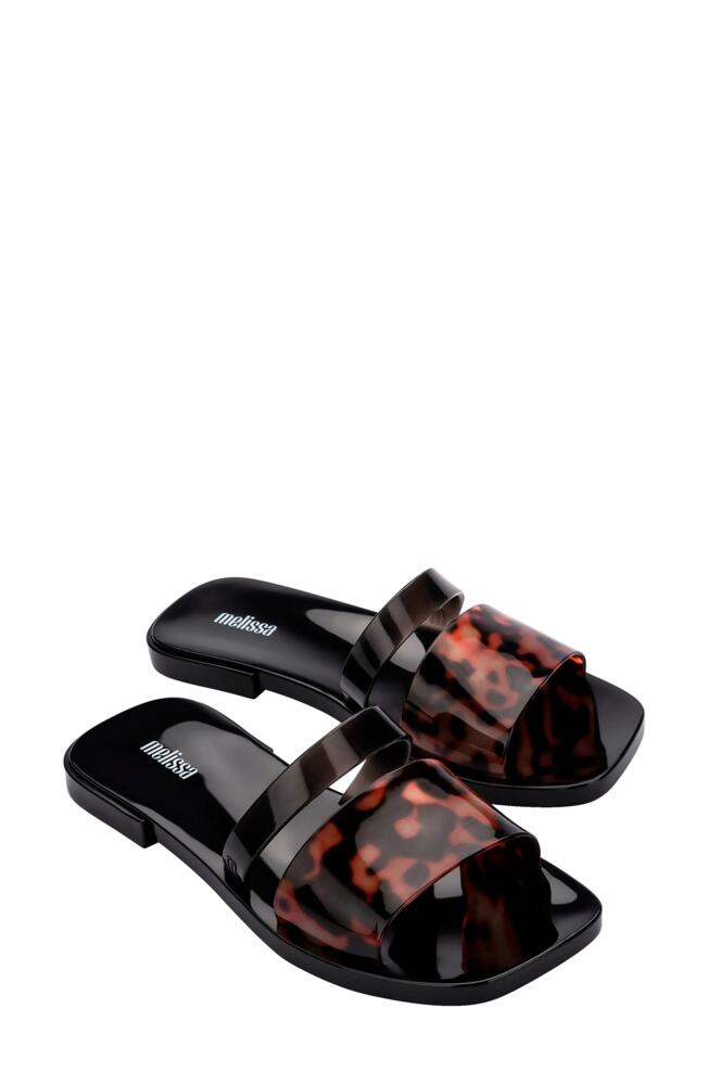 Melissa Ivy Water Resistant Slide Sandal in Black Cover