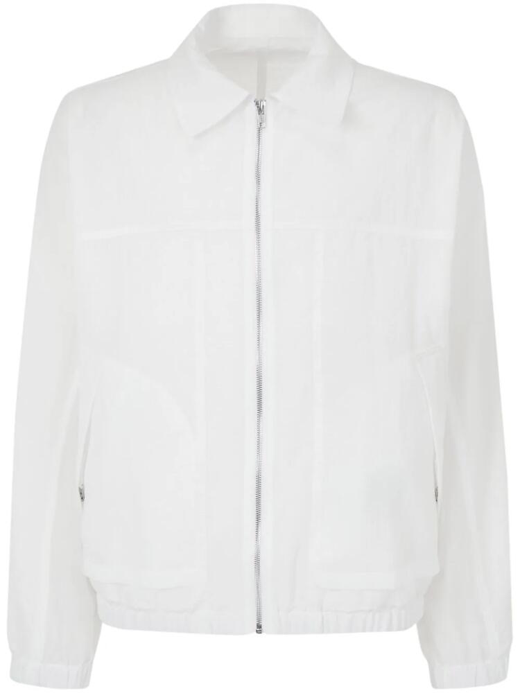 STUDIO TOMBOY panelled zip-up jacket - White Cover