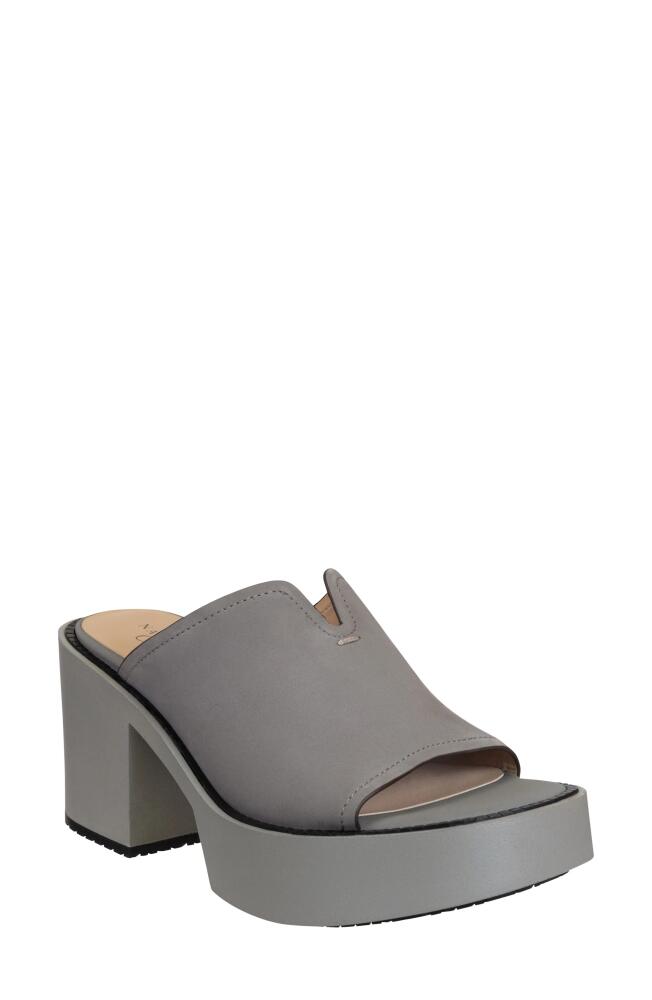 Naked Feet Freja Block Heel Mule in Grey Cover