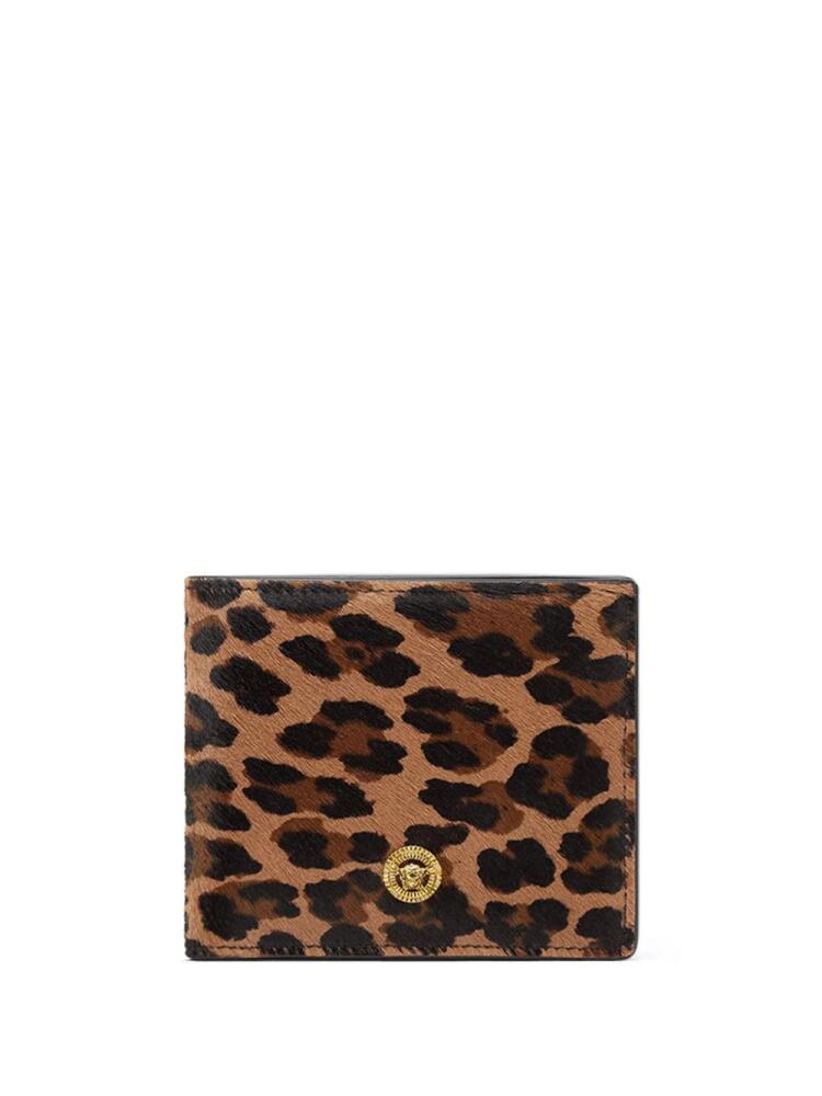 Versace leopard print wallet - Brown Cover