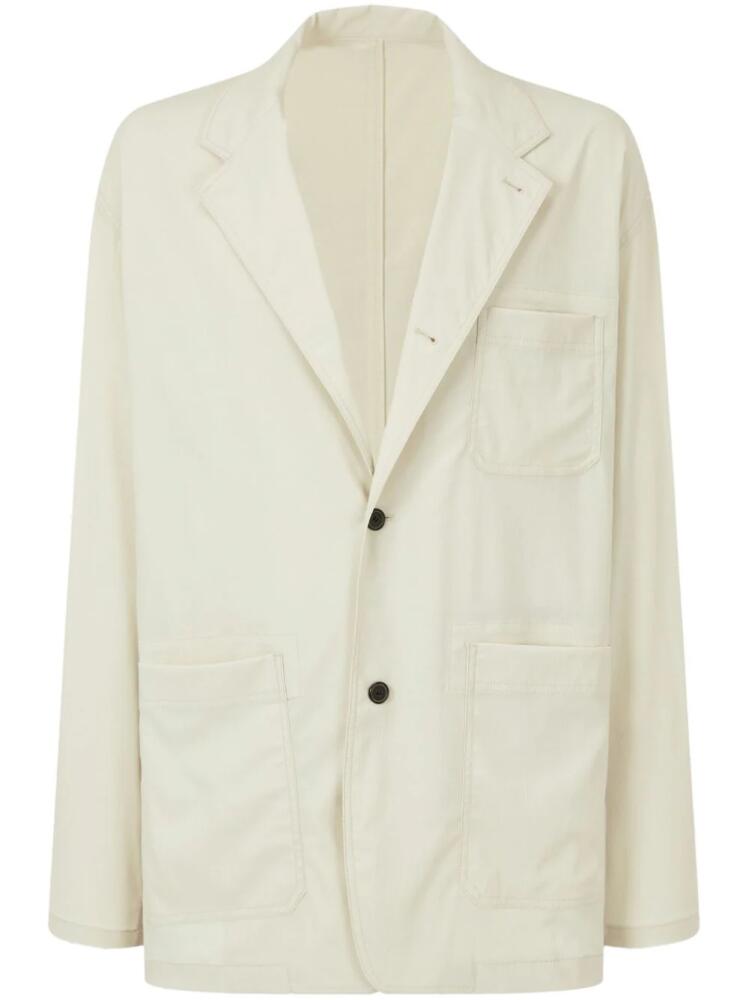 STUDIO TOMBOY notched-lapel single-breasted blazer - Neutrals Cover