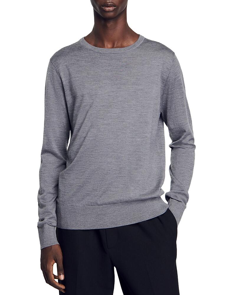 Sandro Extra Fine Merino Crewneck Sweater Cover