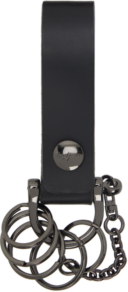 YOHJI YAMAMOTO Black discord Keychain Cover