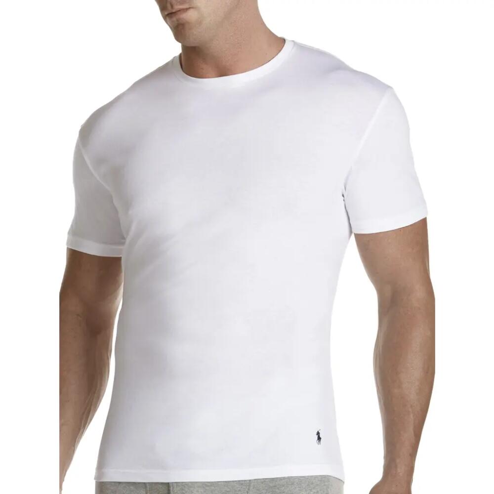 Polo Ralph Lauren 3-pk Crewneck Undershirts in White Cover