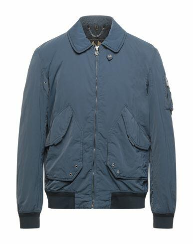 Belstaff Man Jacket Slate blue Polyamide Cover