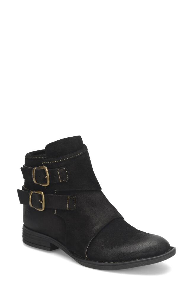 Børn Moraga Bootie in Black Distressed Cover