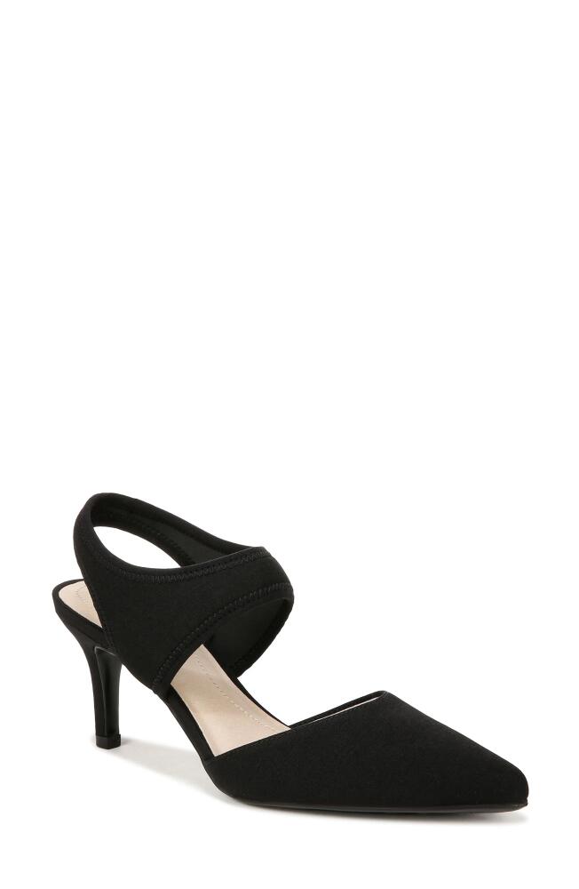 LifeStride Sindie Pointed Toe Slingback Pump in Black Cover